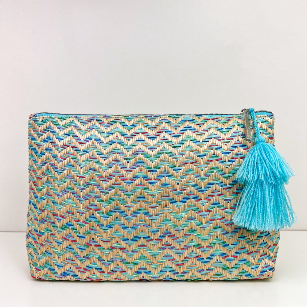 NWT • Raffia Pouch - Picture 5 of 9